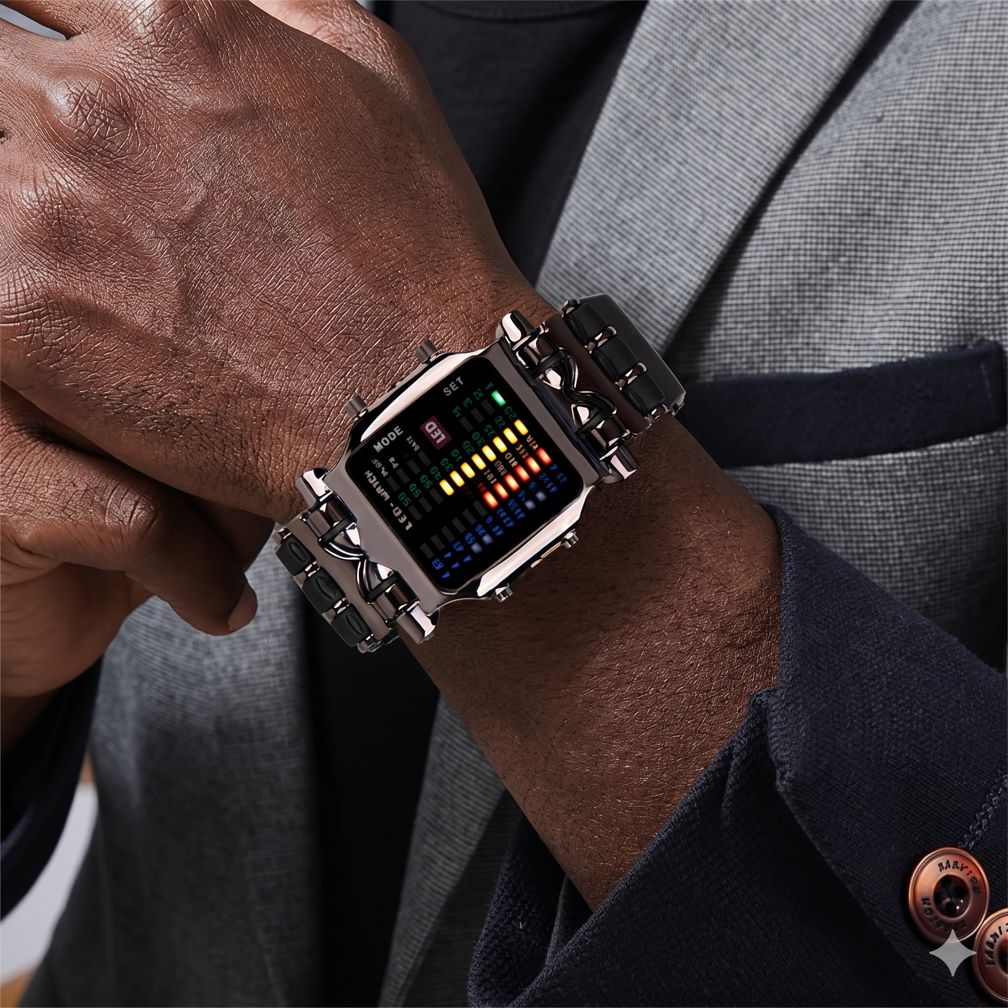 Montre Numérique de Luxe
